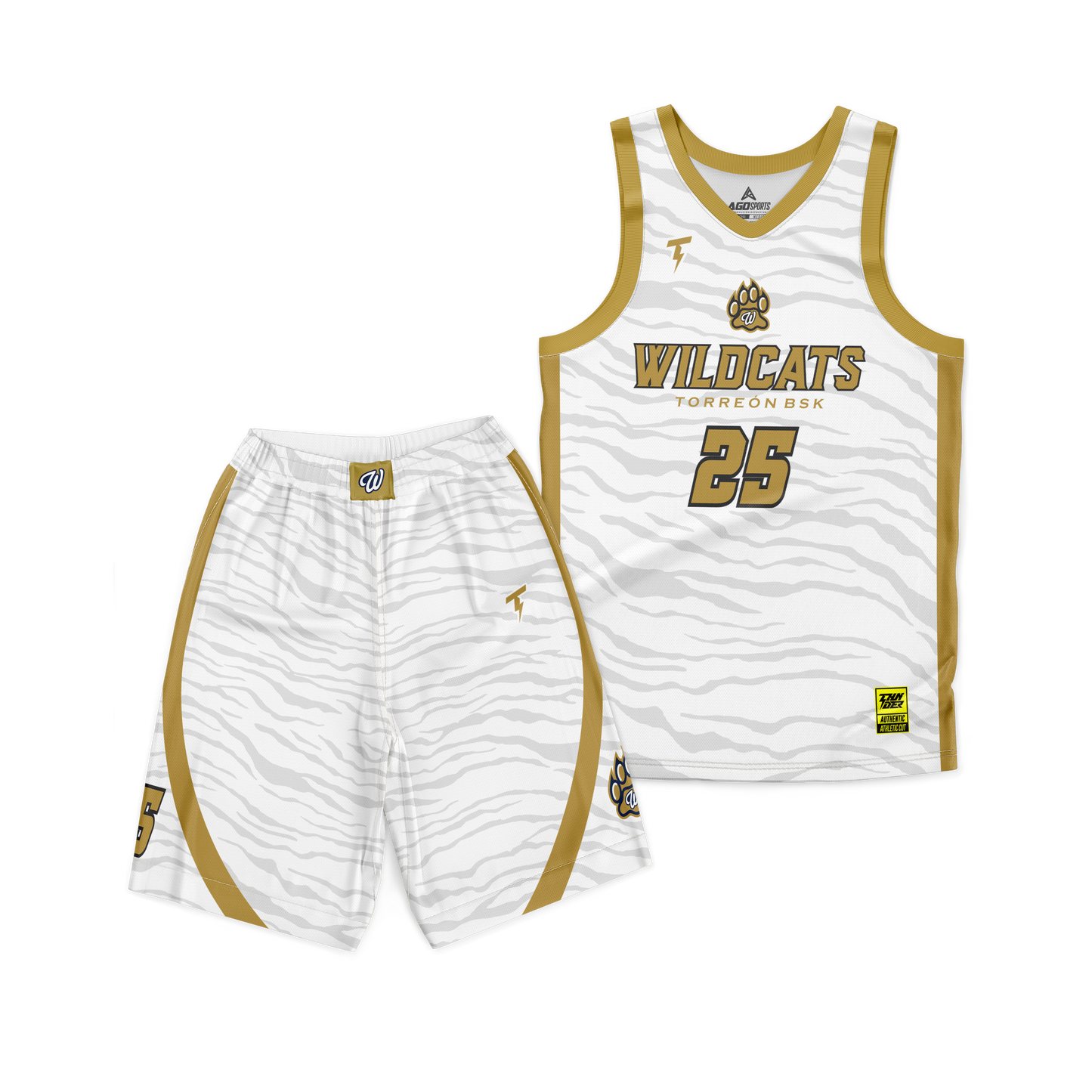 WildCats BASKETBALL WHT